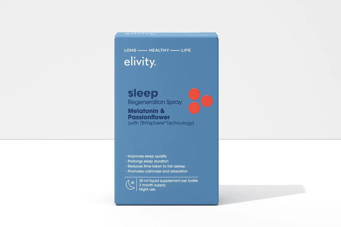 助眠口腔喷雾剂Sleep Regeneration Spray可直接被人体吸收，更快促进睡眠。（商家提供）