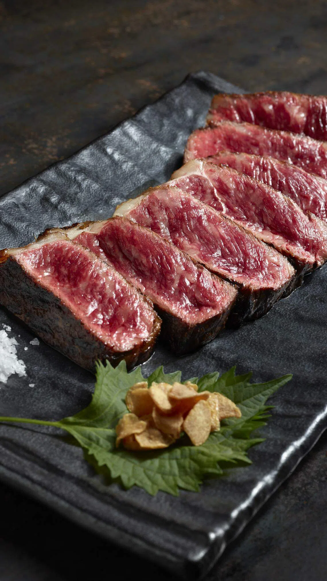 Wagyu X的沙朗牛扒大理石花纹分明，肉味浓郁。（餐馆提供）