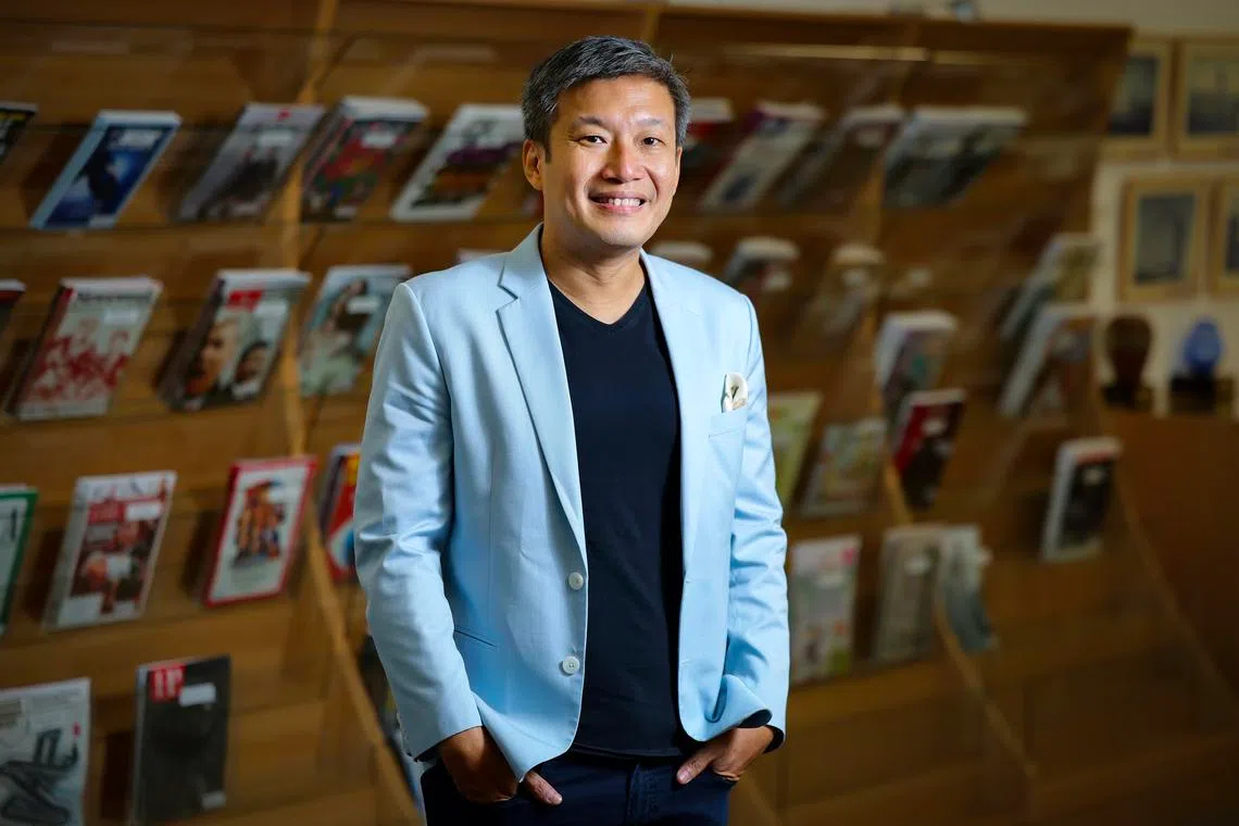 亚洲文明博物馆前馆长陈威仁钻研城市学，长期研究亚洲海港城市的文化历史变迁。（龙国雄摄）