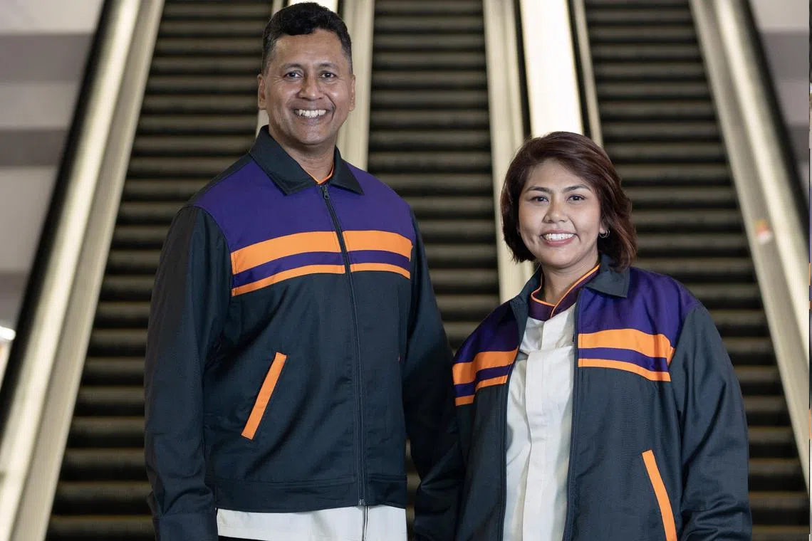 新制服是新捷运与南洋艺术学院2022年起合作的成果，当中包括一款全新的夹克。（新捷运提供）