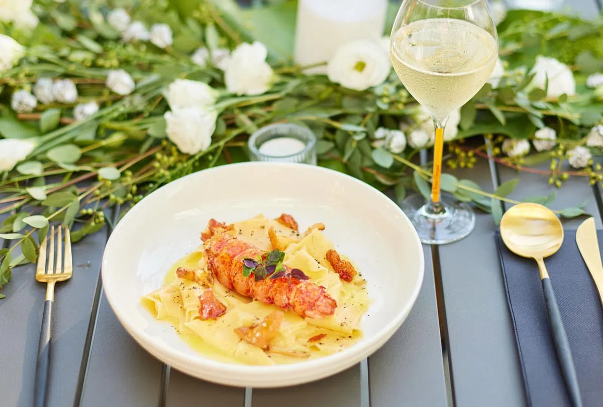 Siri House浓郁的龙虾味噌白酱意大利面。（餐馆提供照片）