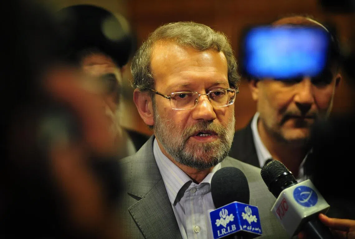 普京会见伊朗最高领袖顾问拉里贾尼