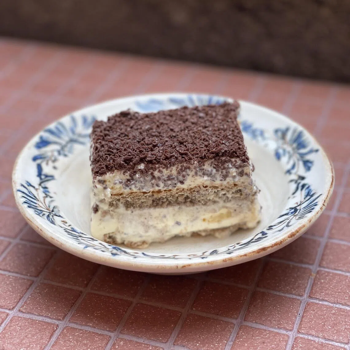 Tutto的人气提拉米苏。（黄靖晶摄）