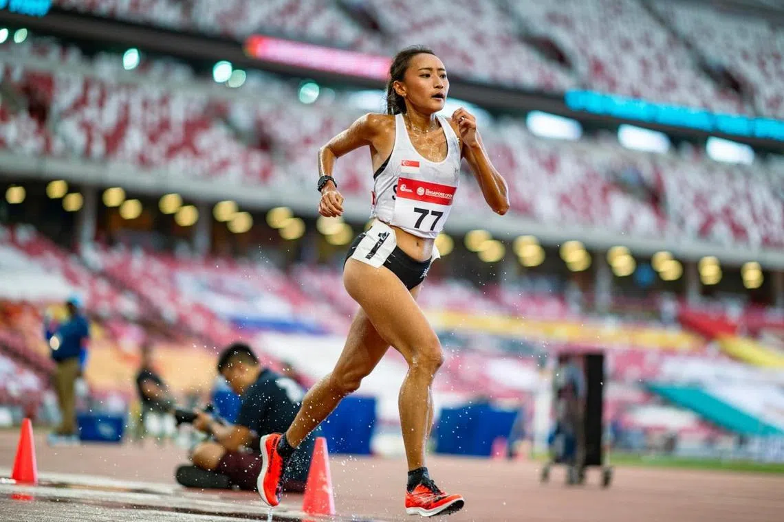 李瑛粧认为，自己还有进步空间，还能进一步提升表现，希望在东运会为国争光，也希望向亚洲、国际舞台进发。（受访者提供）