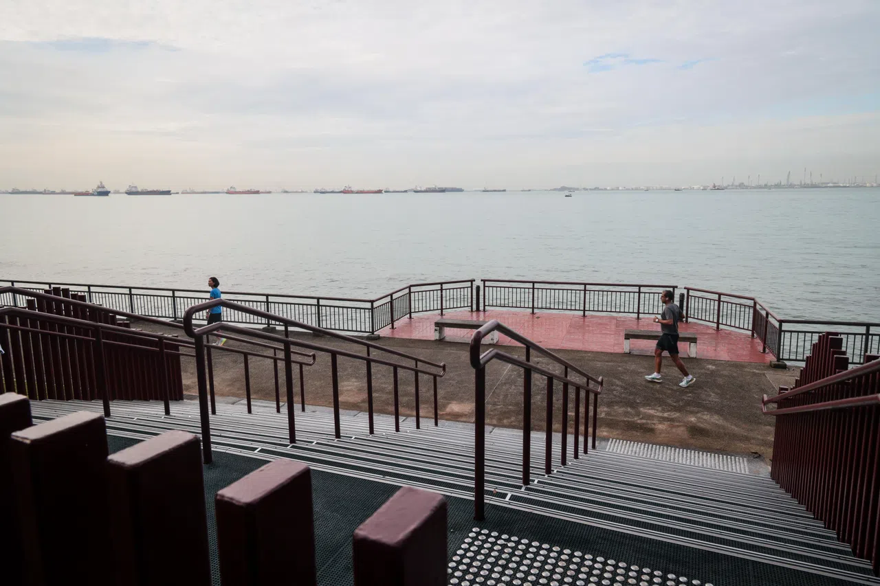 拉柏多自然公园为公众提供更多绿色空间进行运动等活动，从而减少访客集中前往保护区的压力。（张俊杰摄）