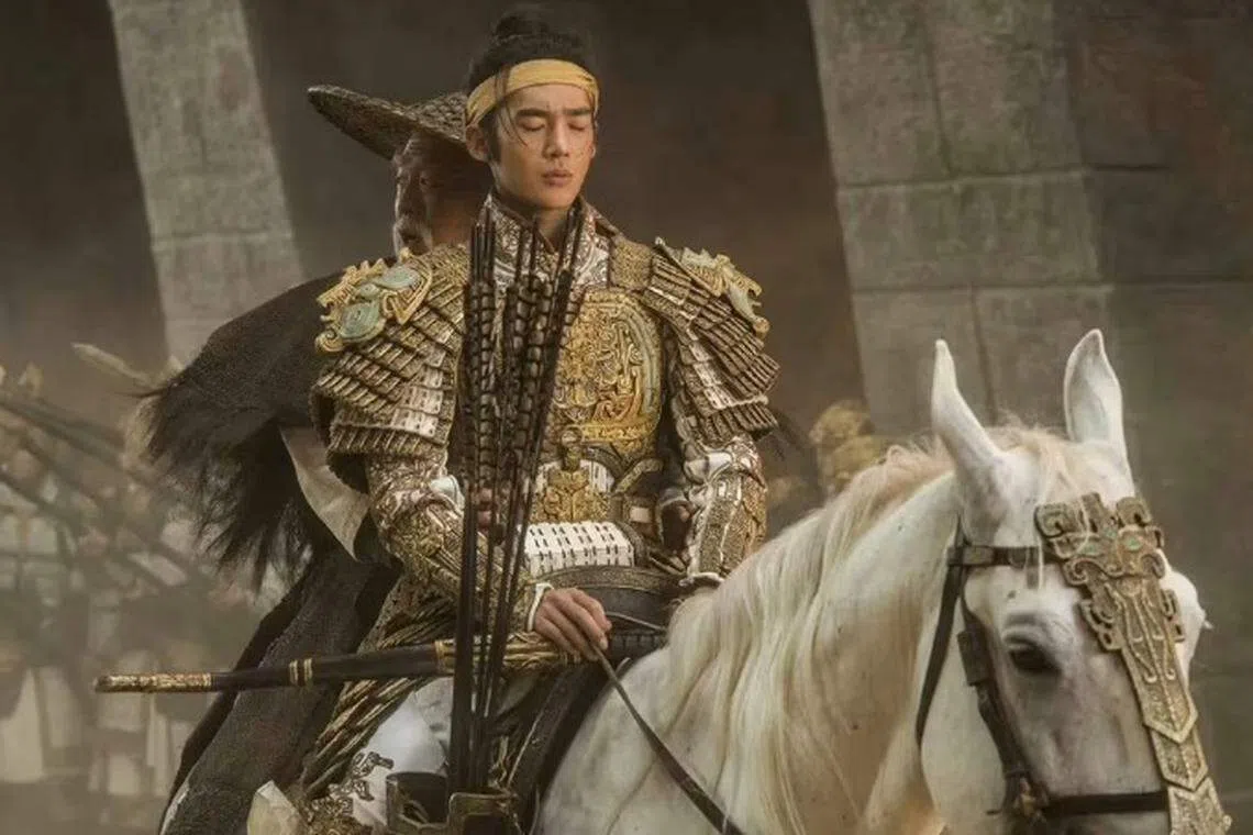 于适在《封神第一部：朝歌风云》饰演西伯侯之子姬发。（互联网）