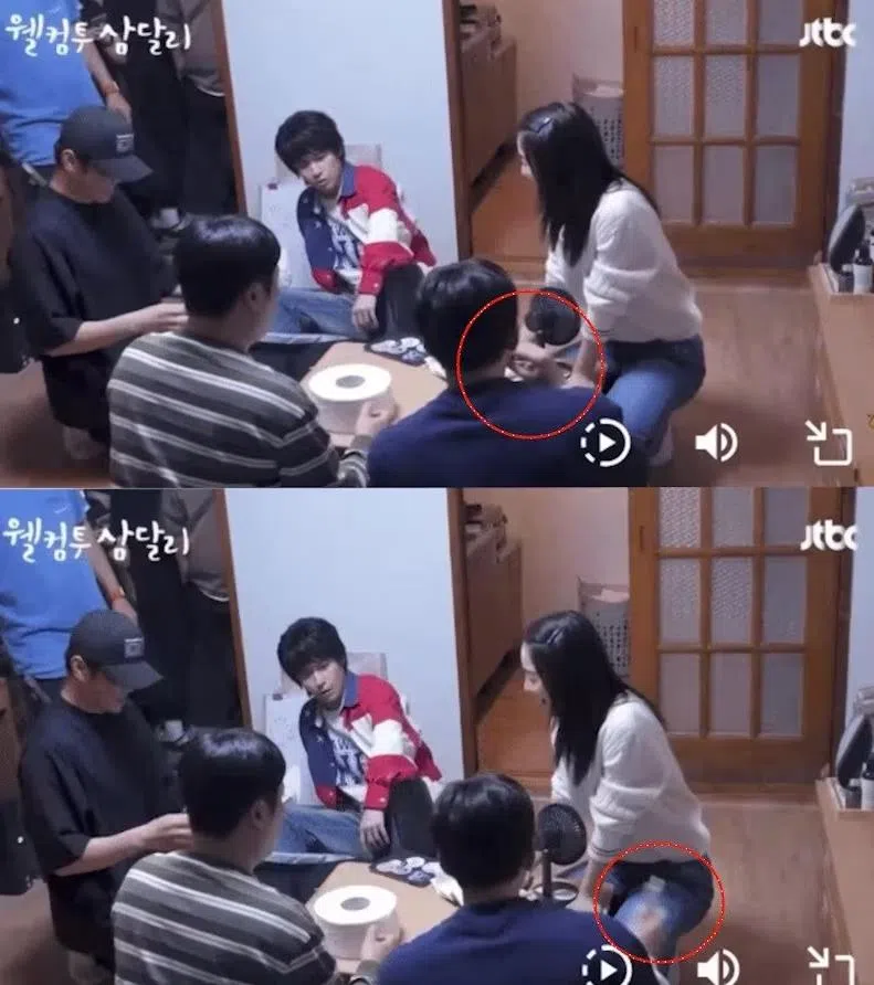 池昌旭室内吸烟引发热议。（互联网）