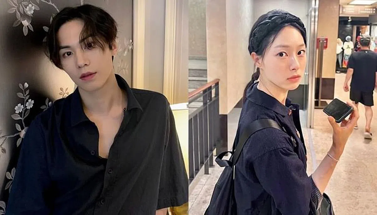 Rocky与朴宝妍。（取自艺人Instagram）