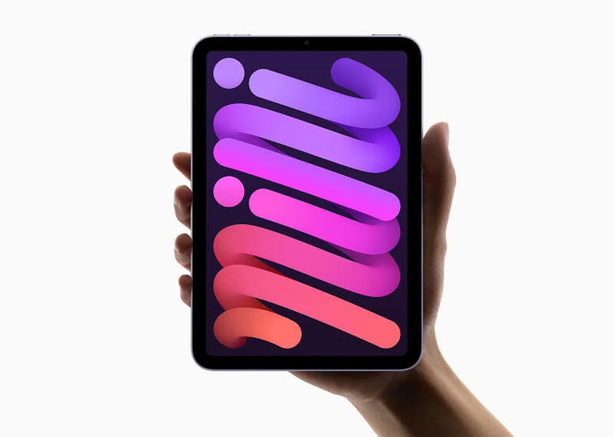 iPad mini屏幕尺寸加码到8.3英寸，边框也更窄。（苹果提供）