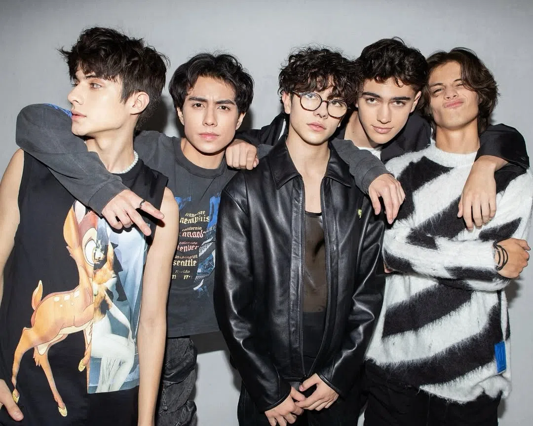 鹤天赐为墨西哥男团BTW制作出道曲“Lambo”，网络播放量破600万。（取自BTW IG）