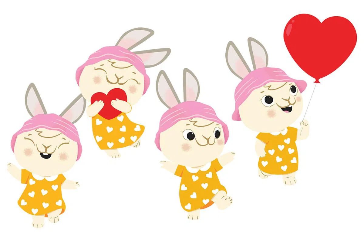 帮助推广核心家庭价值观的新吉祥物Becky Bunny将在全国家庭周的活动上亮相。（图／欢庆新加坡家庭年）