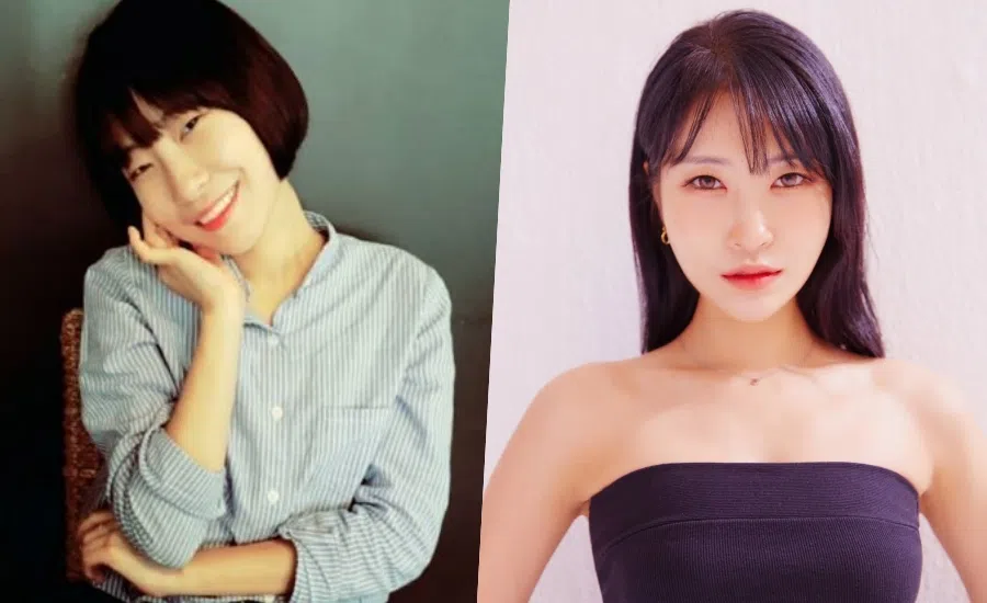 李世英因参演《请回答1988》而打开知名度。照片为她整形前（左图）和整形后（右图）。（互联网、取自李世英IG）