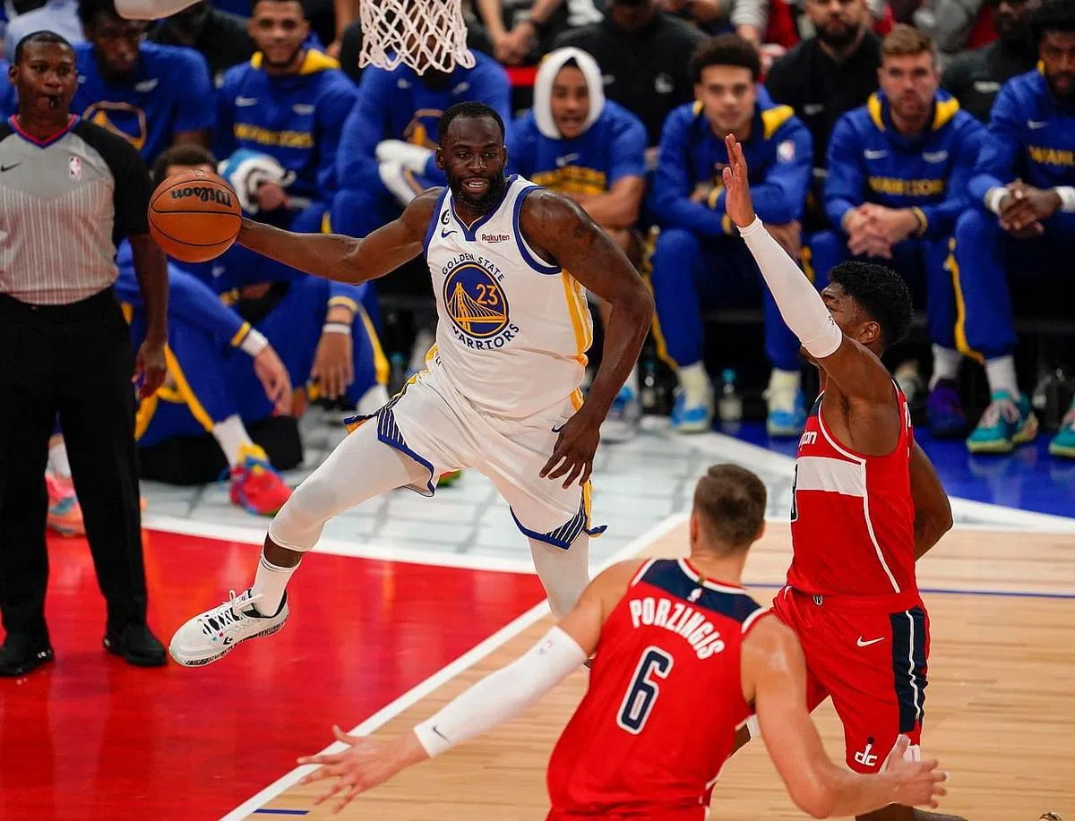 德拉蒙德·格林会在勇士留到赛季结束吗？（法新社）