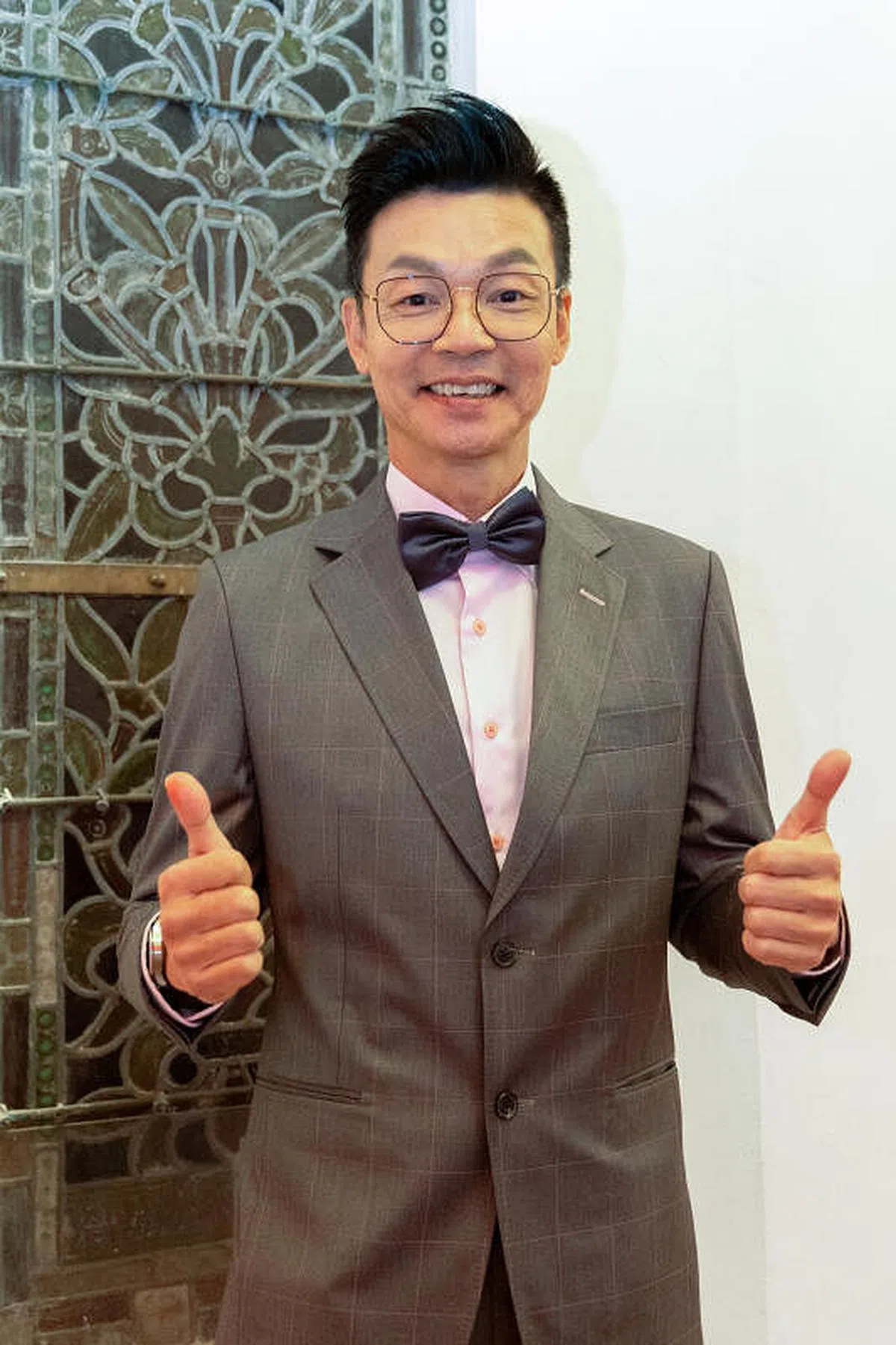 李国煌说拍摄这只贺岁MV，最难忘的是中西乐器比拼。（档案照）