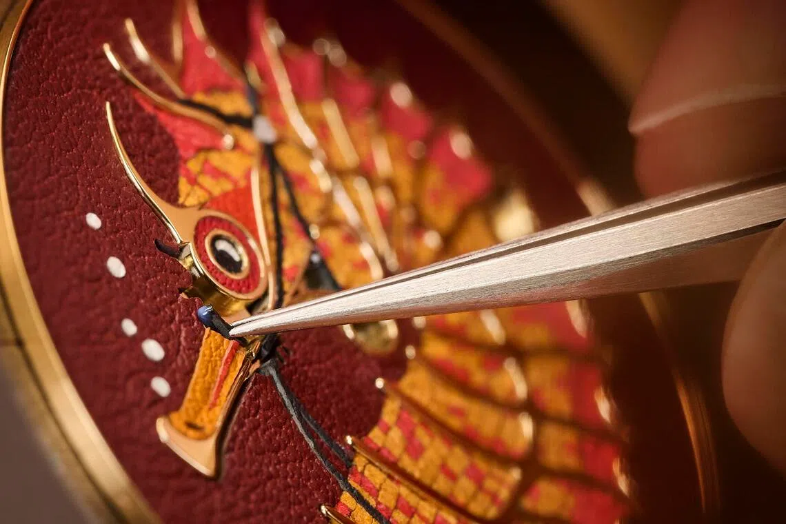 爱马仕以海马腕表迎接马年，别出心裁。（爱马仕提供）