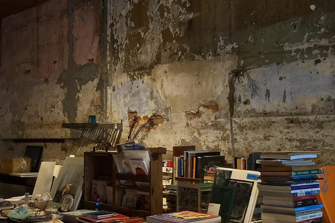 这家另类书店选书可观，所以一本书也没有带走，不是没有一点点抱歉的。（张书译摄）