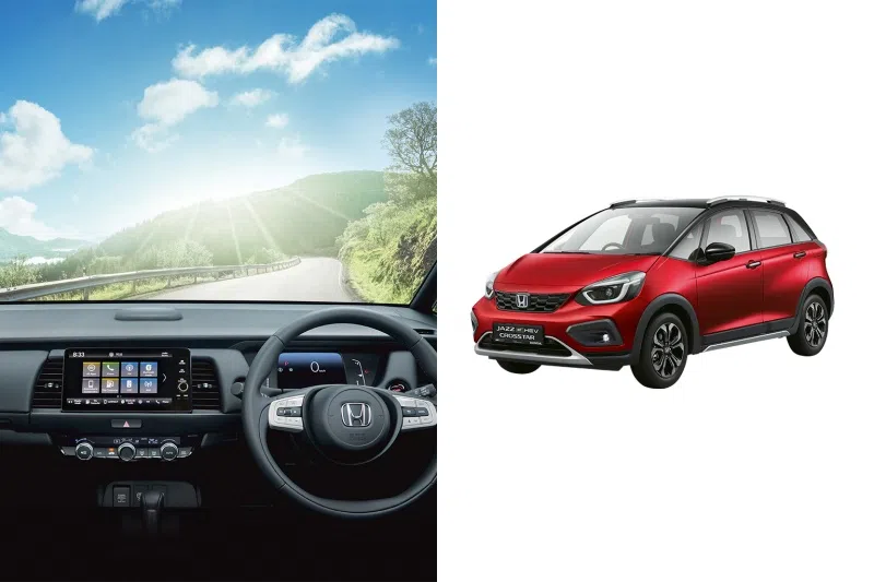 紧凑型的本田Jazz Crosstar拥有宽大的车窗，车厢空间显得宽敞。（图/Honda）