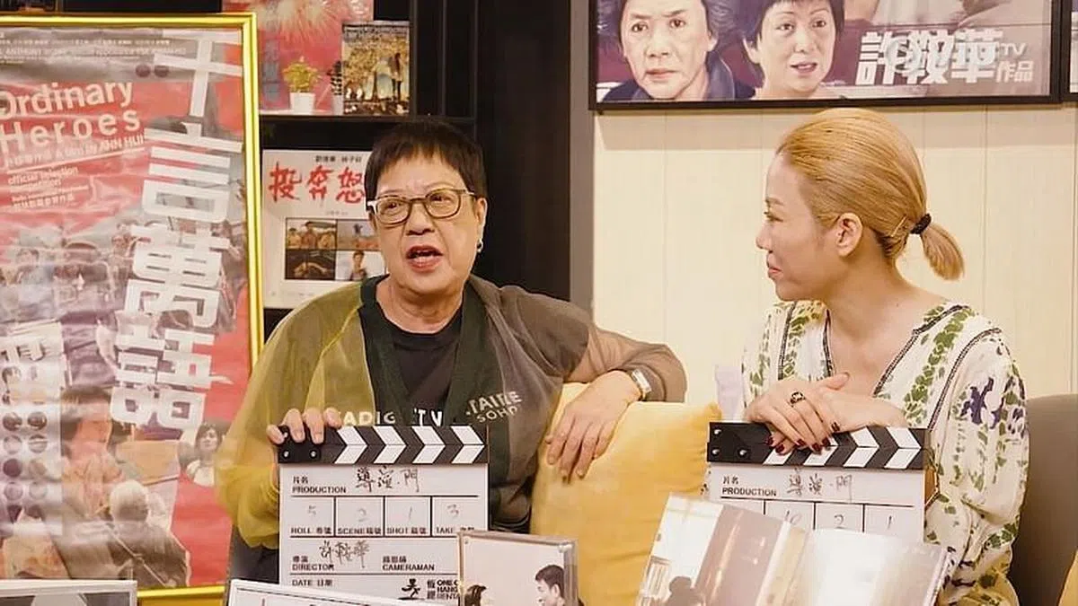 许鞍华与《阿妈有咗第二个》导演彭秀慧对谈。（互联网）