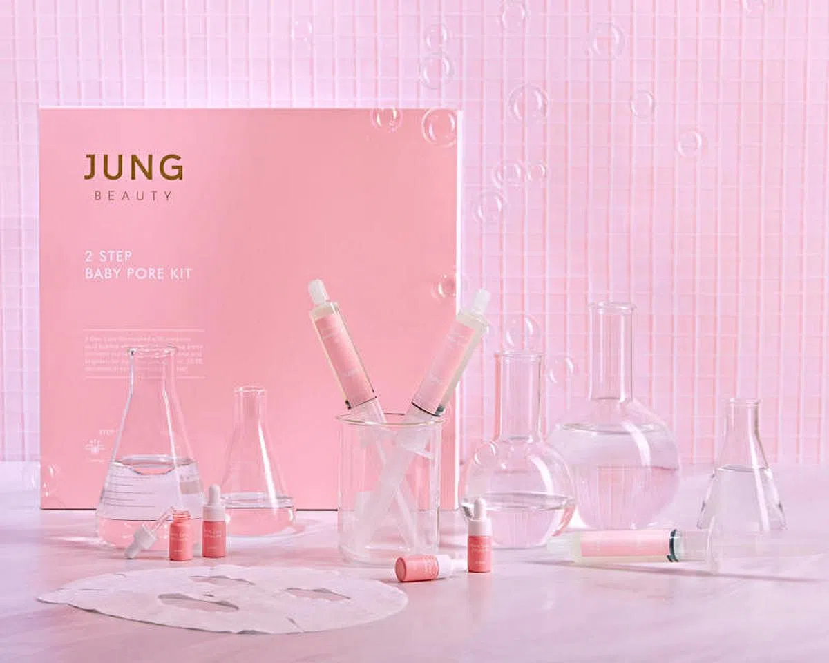 Jung Beauty的家用毛孔护理套装。（品牌提供）