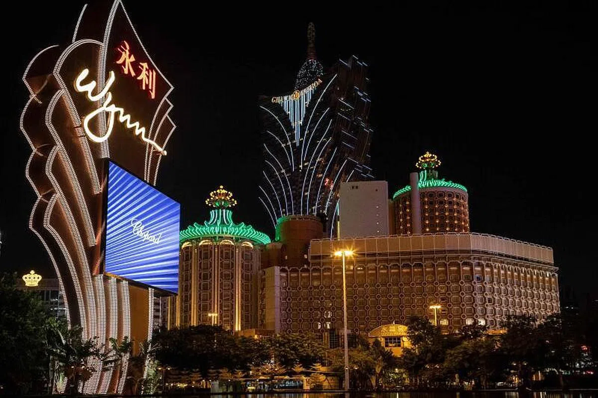 为了签订这项新的博彩特许经营权合同，获得特许经营权的永利渡假村（澳门）有限公司将进行资本重组。（法新社）