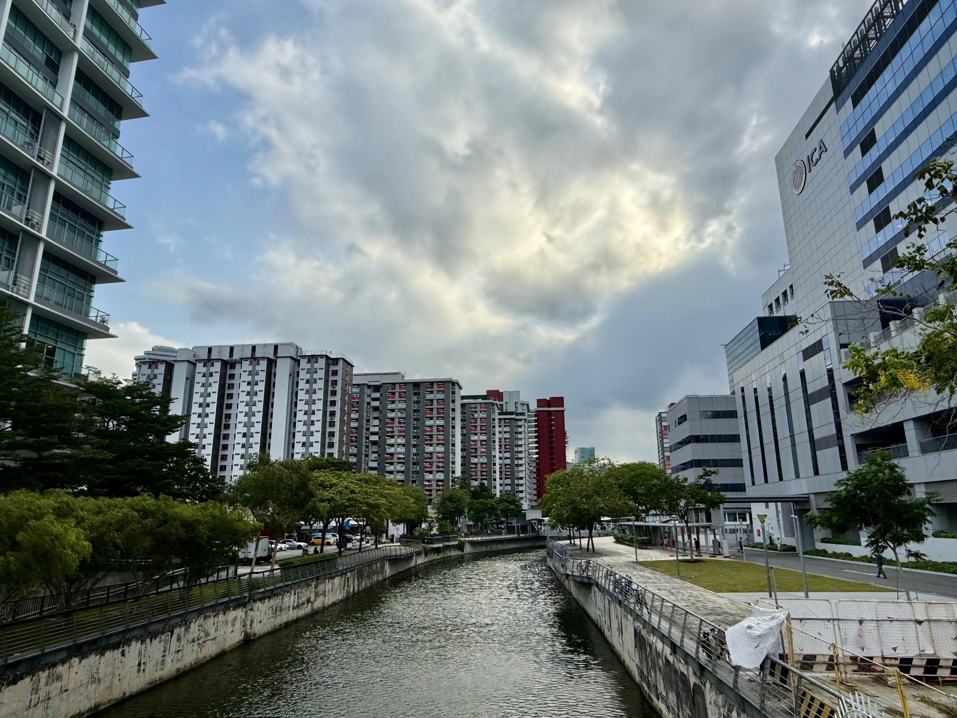 梧槽河在英殖民时期，曾是划分小坡市区与“山芭区”的重要界河。（陈映蓁摄）