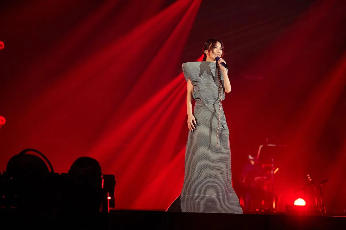 田馥甄17日晚上在高雄举行第二场演唱会。（互联网）
