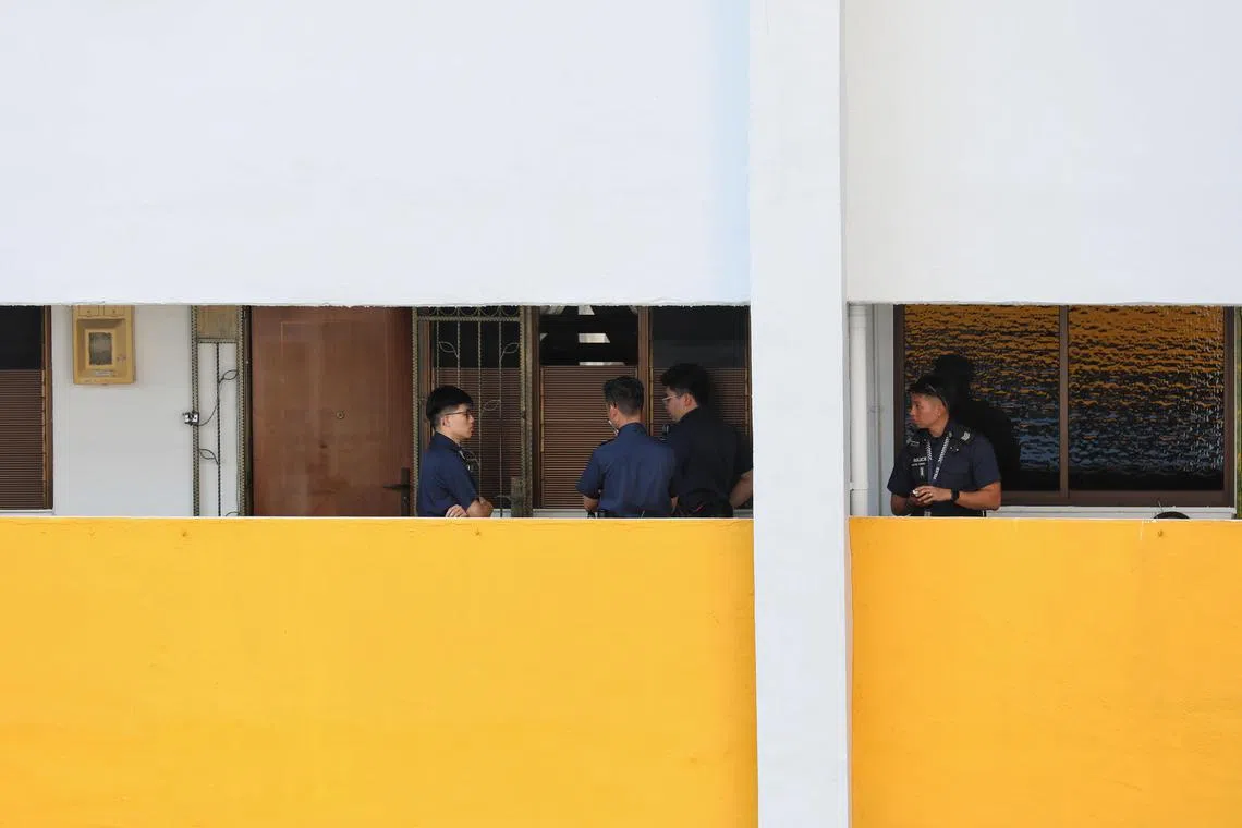 死者的死因有待警方进一步调查。（何炳耀摄）