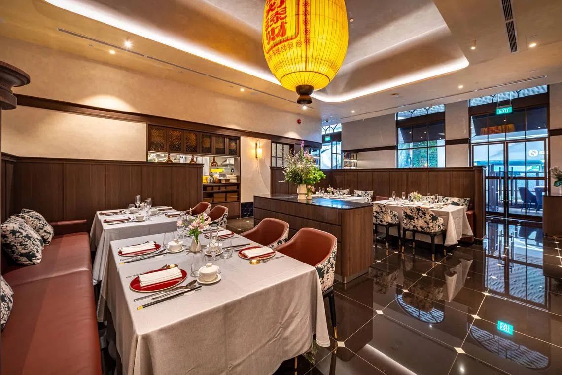 星粤轩，是珍宝集团首次开设的精致粤菜餐馆，装潢高雅。（餐馆提供）