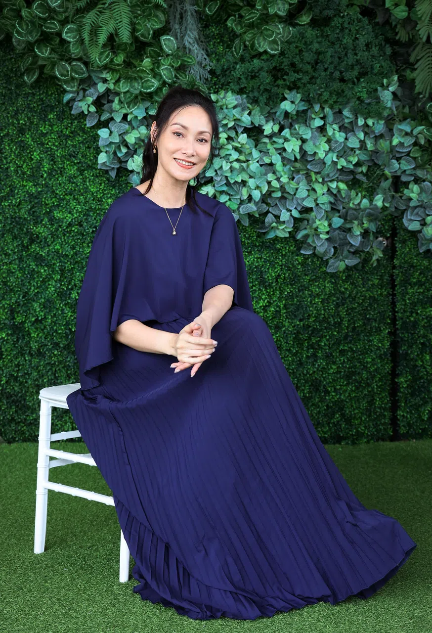 吉娜2023年5月曾入院动气胸手术，如今身体已无大碍。（萧紫薇摄）