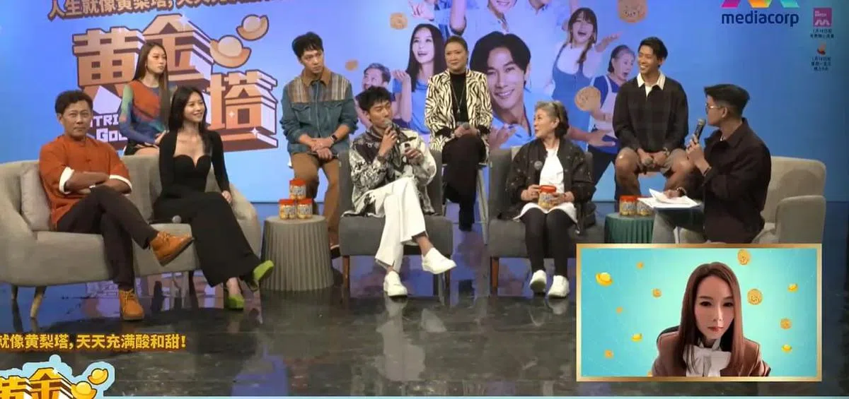 《黄金巨塔》主要演员在记者会上分享拍摄点滴。（视频截图）