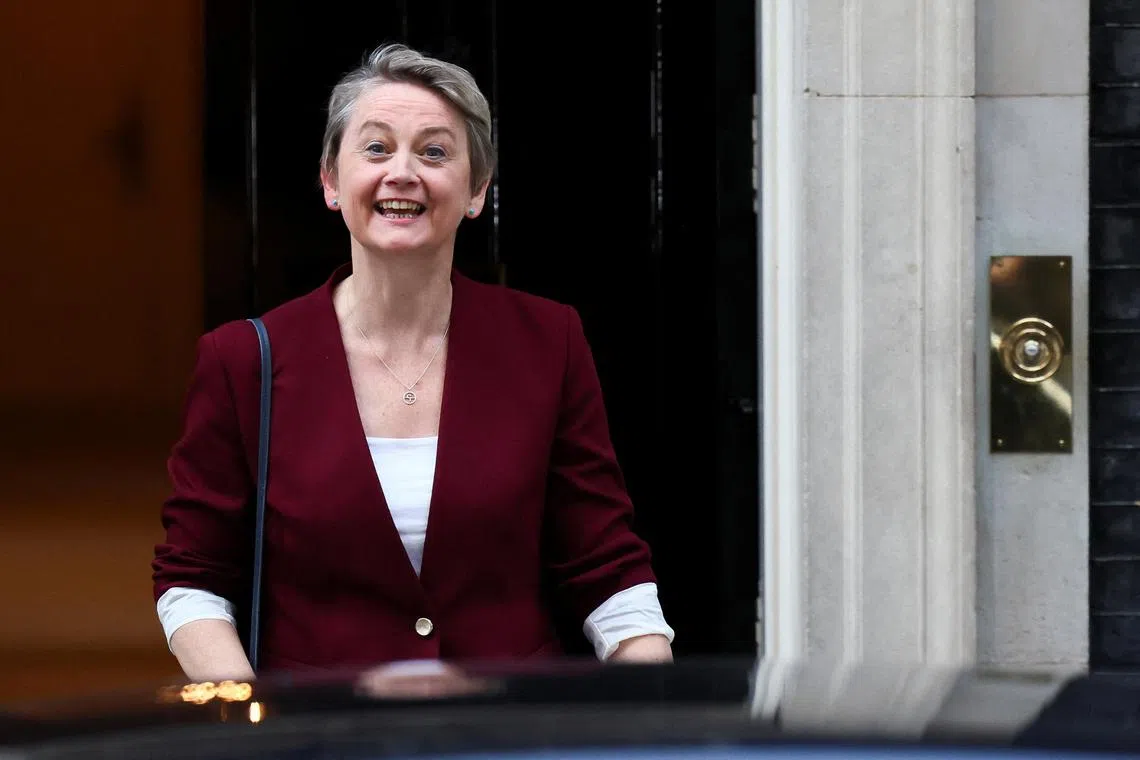 英国原内政部长库珀接替拉米出任外交部长。（路透社）