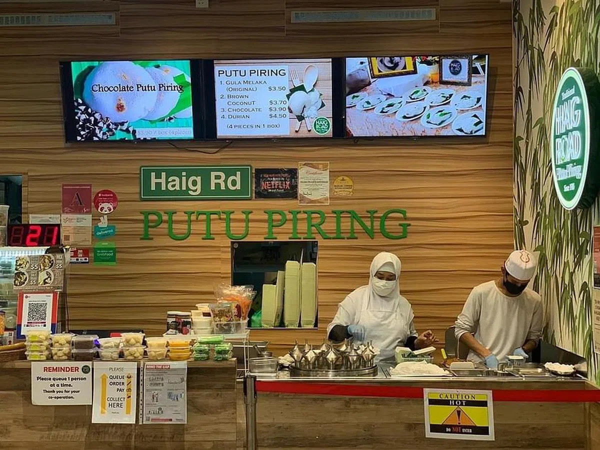 Haig Road Putu Piring位于义顺纳福城的摊位。（受访者提供）