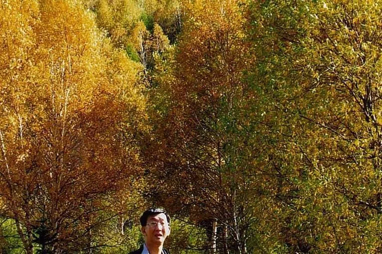 在赛罕坝游历。（作者提供）