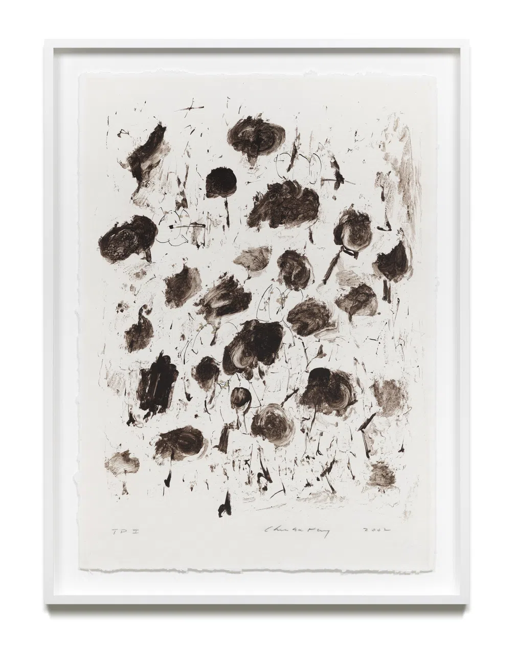 蔡逸溪《白荷》（2002）。（STPI提供）