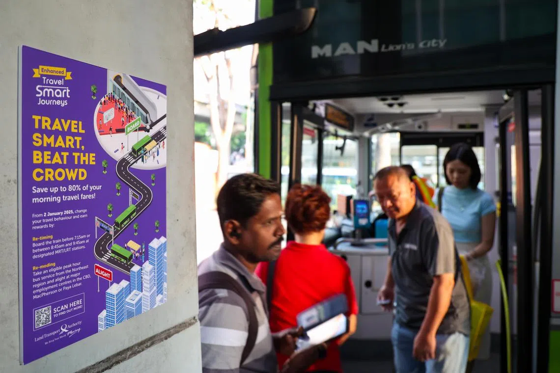 灵活行程规划计划下的巴士路线从七条增至11条，新服务包括675号、676号、677号和678号四条直达市区路线（City Direct Services），早上各有两趟。（林明顺摄）