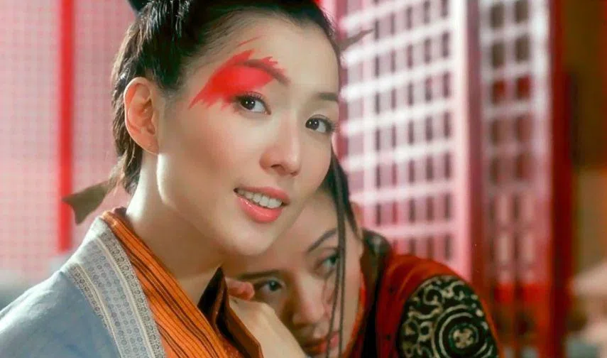 郑秀文与梅艳芳合作的《钟无艳》饰演古装角色。（互联网）