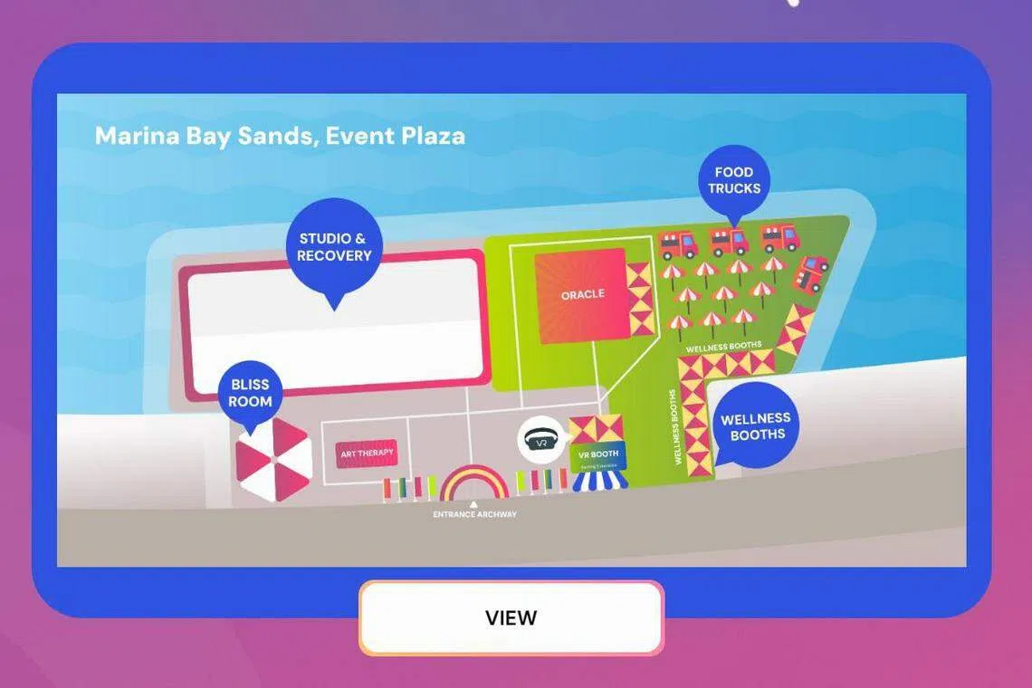 今年的Glow Festival在滨海湾金沙活动广场举行。（官网glowfestival.sg截图）