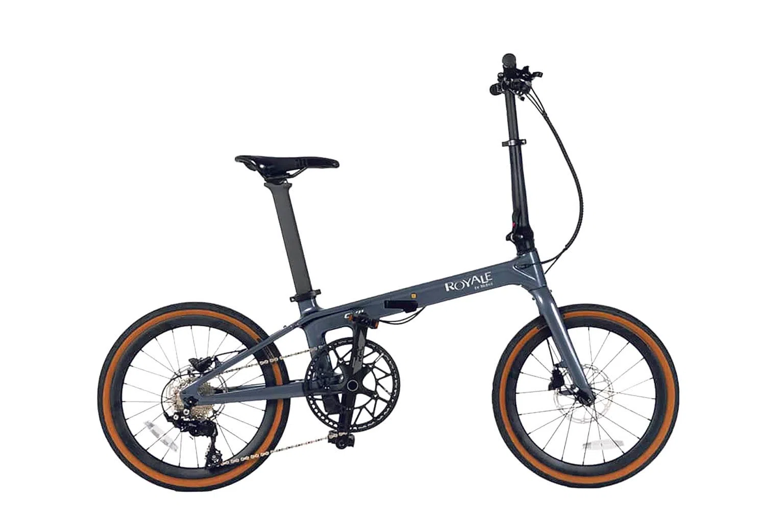 Royale CX11碳纤维可折叠脚踏车既能提供速度，又能提供可靠的制动力，确保骑行过程既惊险刺激，又控制自如。（图/Mobot提供）