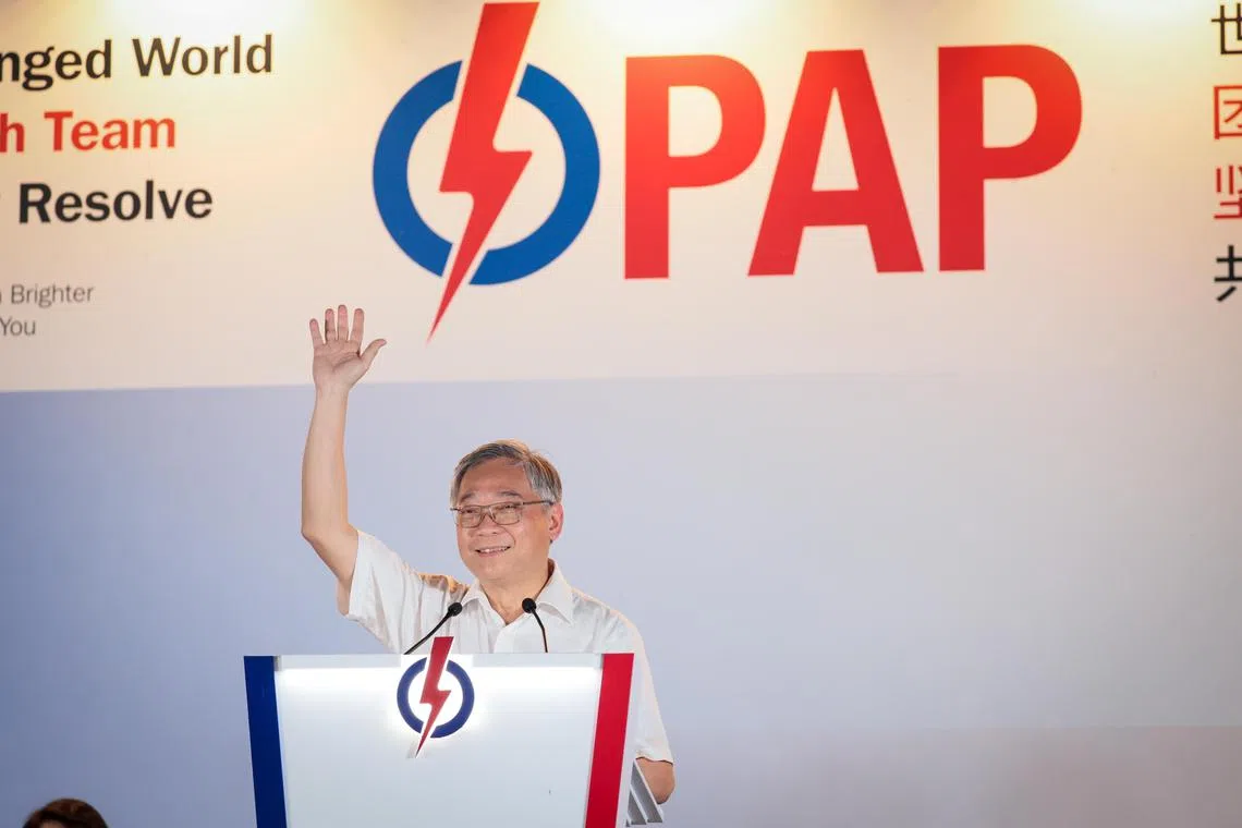 颜金勇强调，这是一场非常重要的选举，呼吁选民继续支持行动党。（张俊杰摄）