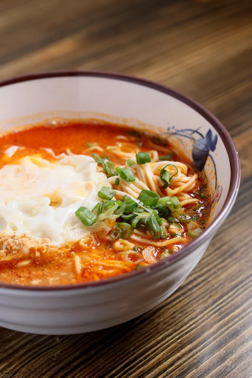 担担面是四川成都的地方传统面食。（龙国雄摄）