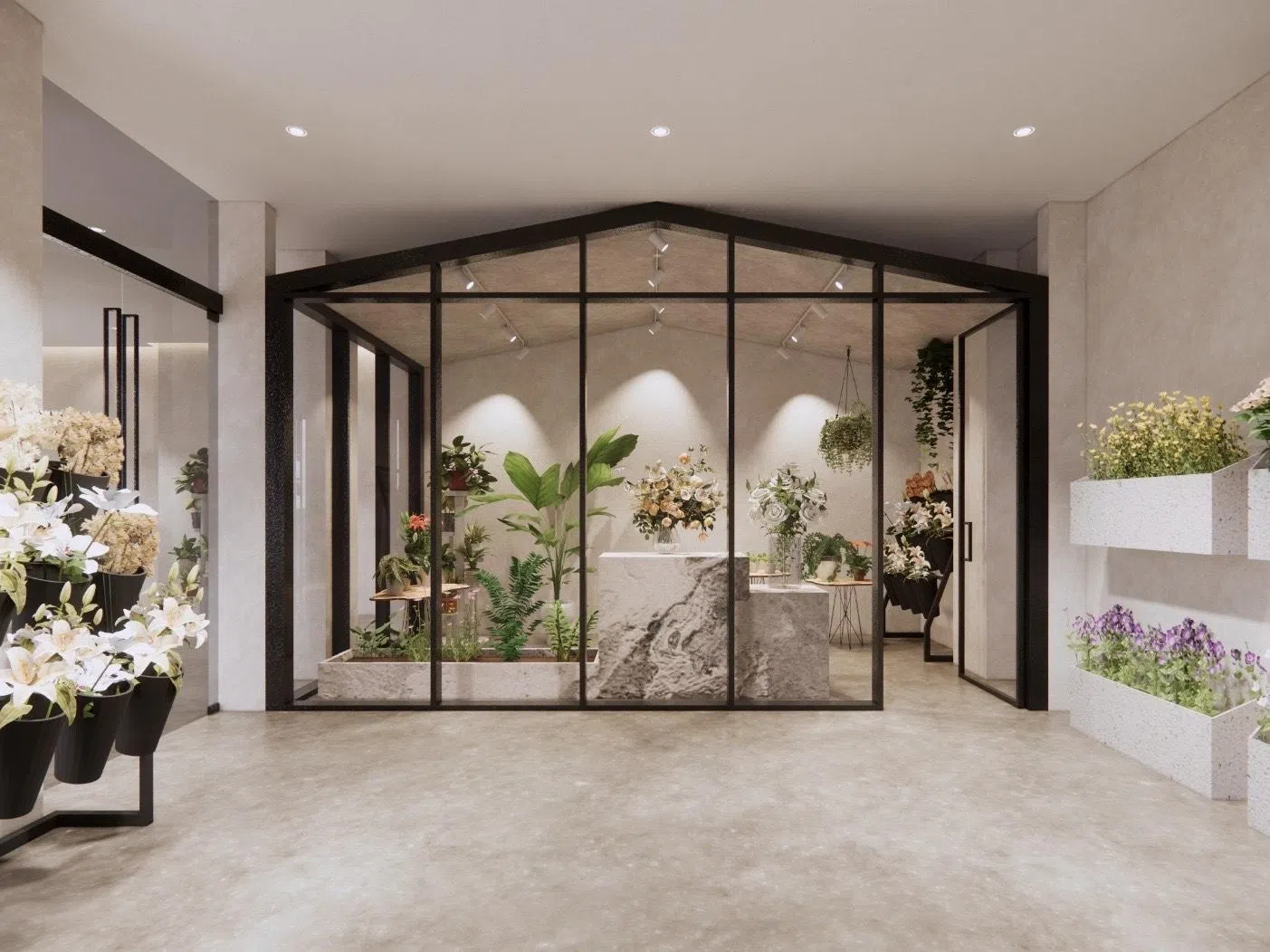 本土花艺工作室Florte Design将定期举办插花工作坊、季节性花卉节，并提供健身房、多功能活动和摄影空间等配套服务。新项目还将设有咖啡厅，提供各种花卉饮料。（Florte Design提供构想图）