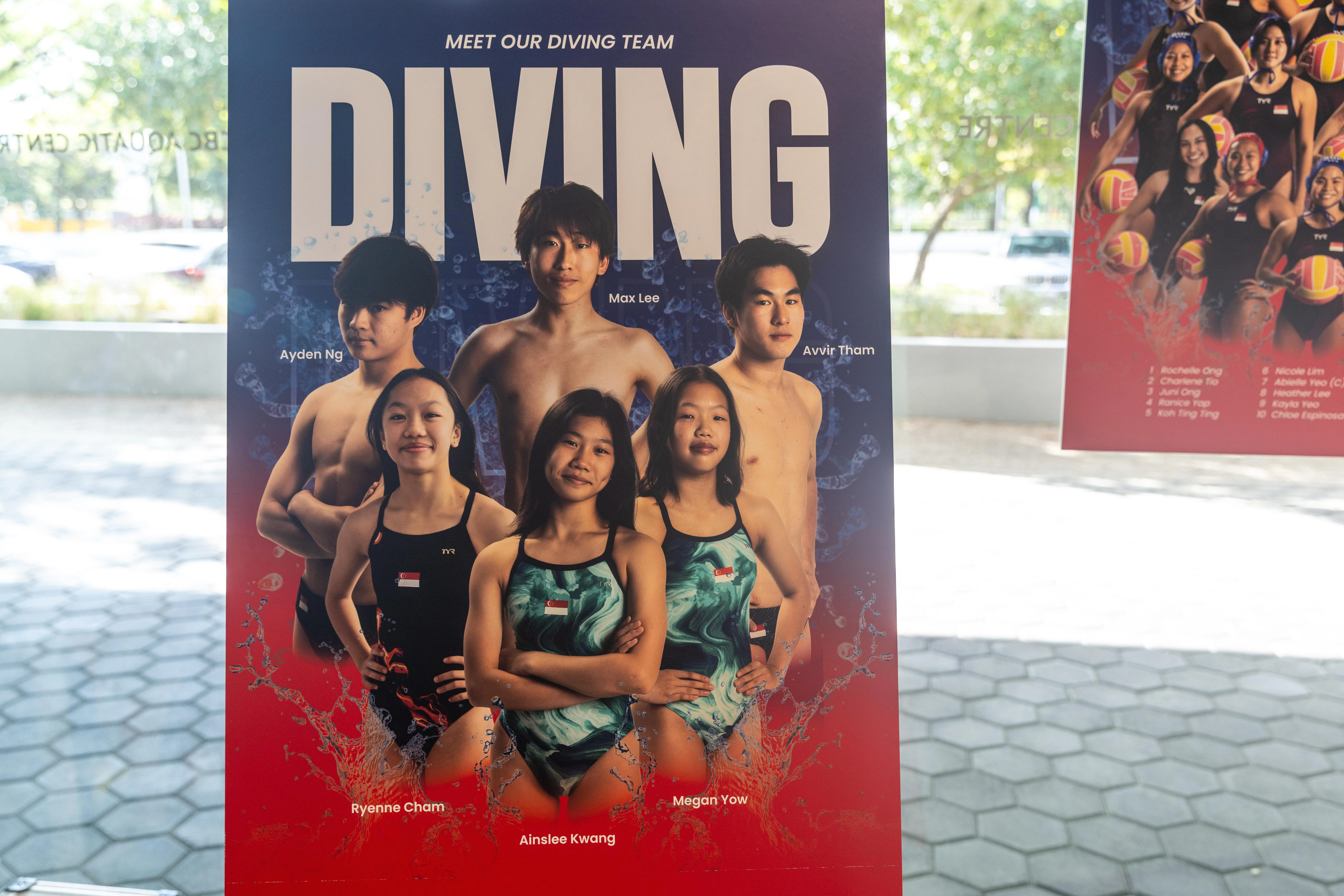 我国本次派出六名选手参加跳水比赛，其中有四个人是首次参加东运会。（白艳琳摄）