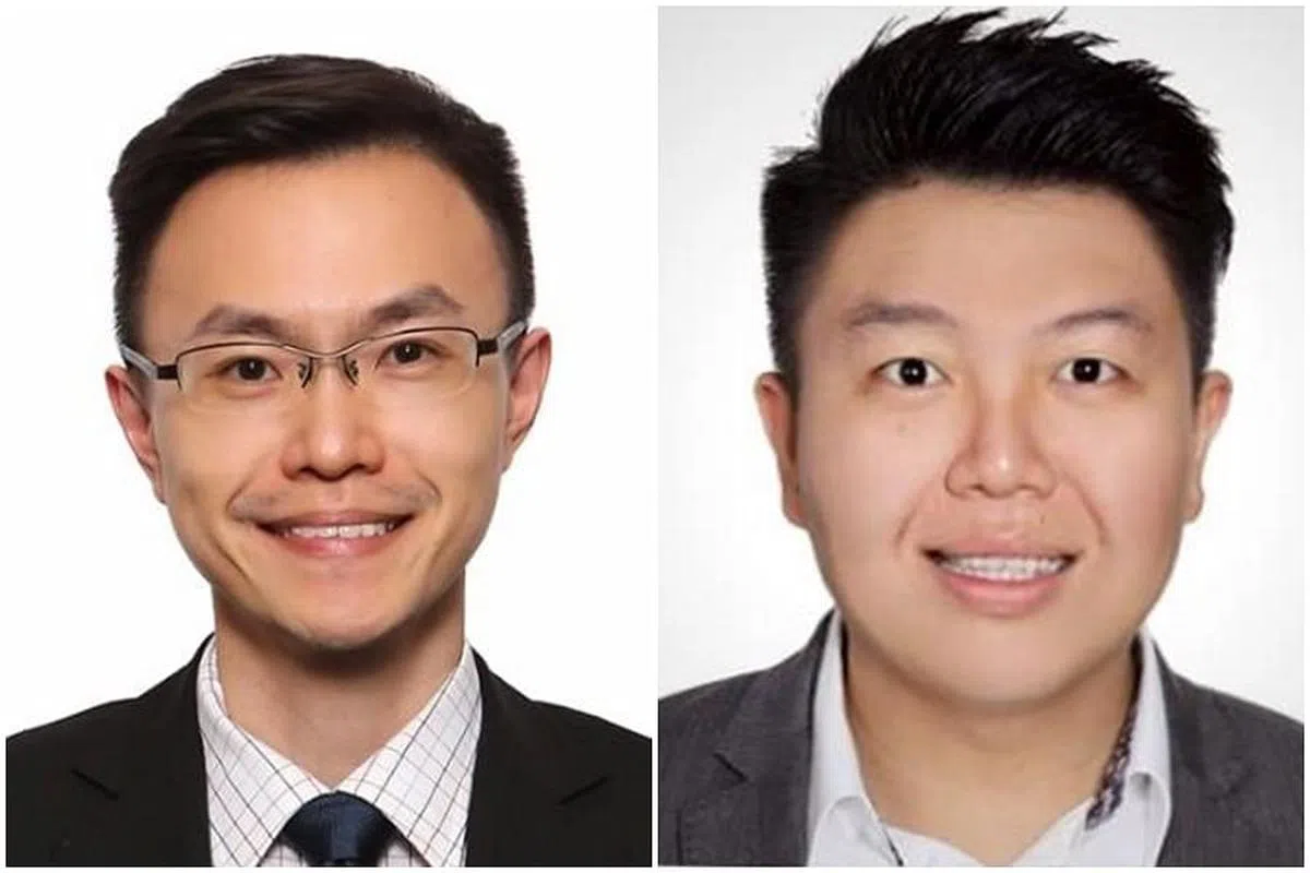 左：林椲倢就是喜欢苹果。（受访者提供照片）右：杨亦维会选择更安全的投资路线，苹果。（照片来源：辉立Nova）Caption