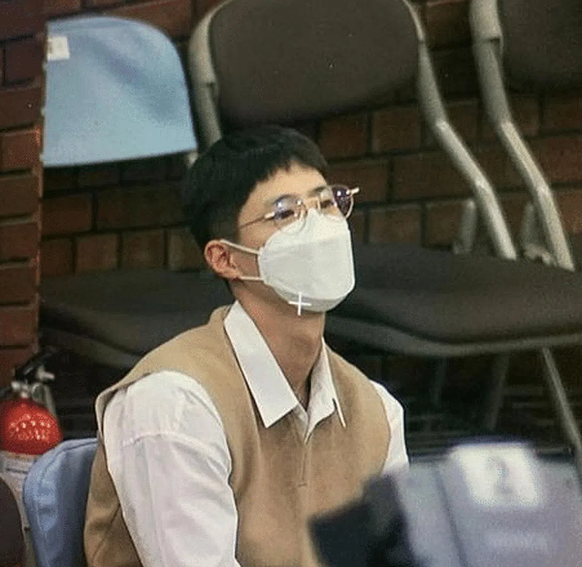 韩国网民晒出在教会巧遇朴宝剑的照片。（图/互联网）