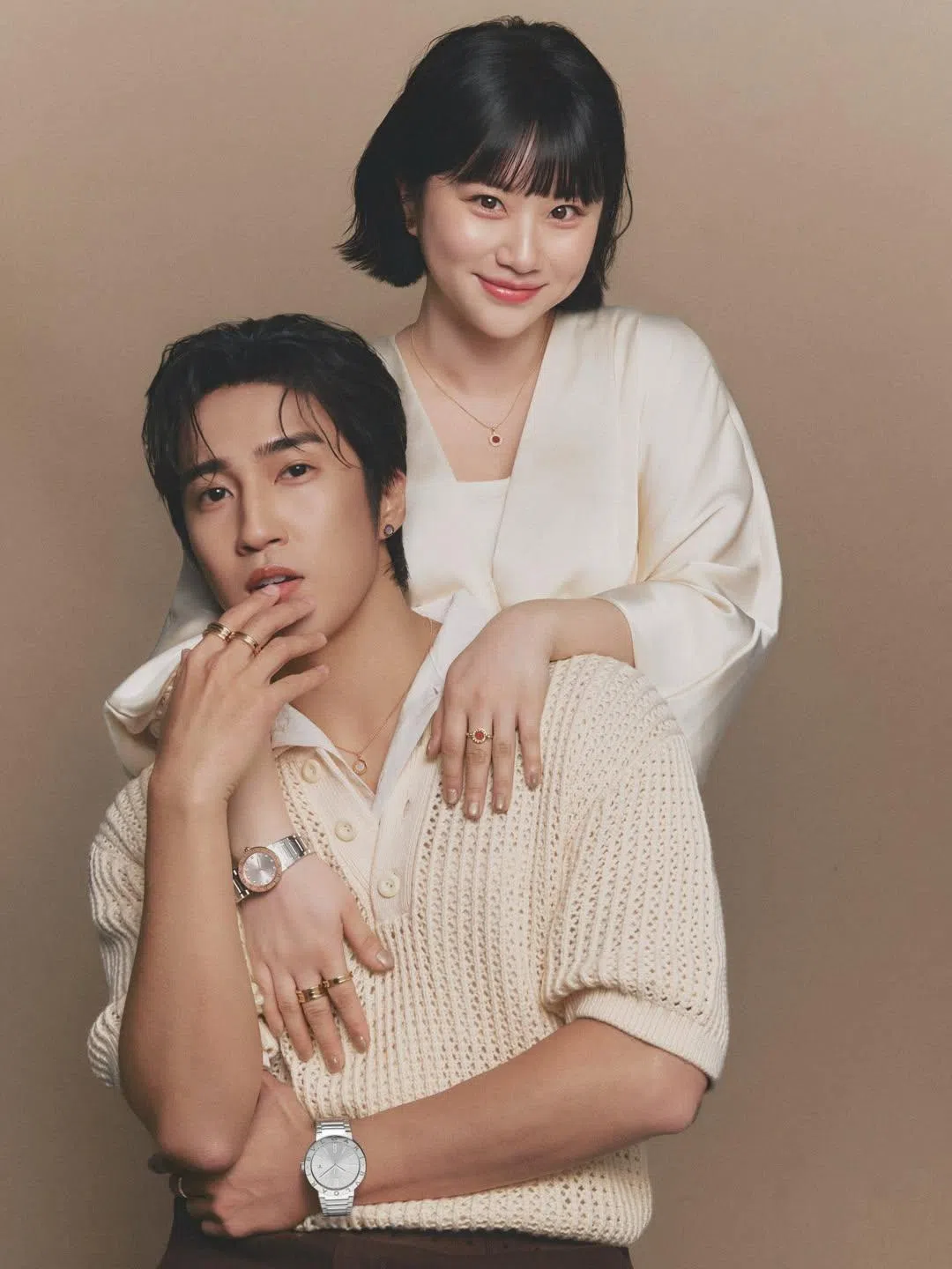 娄峻硕和太太焦凡凡经过8年爱情长跑后结婚。（取自娄峻硕IG）