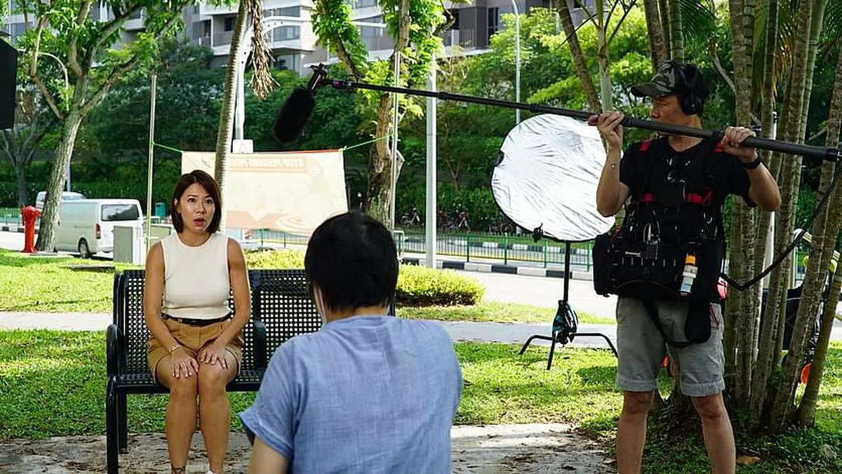 李心钰是《输在起跑点》第一集节目的受访者，她说跟过往主持或接受其他节目访问的感觉大不相同。（新传媒提供）