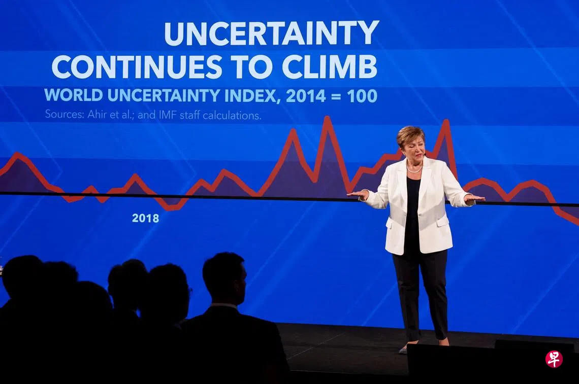 IMF总裁：全球经济不确定性将成新常态| 联合早报