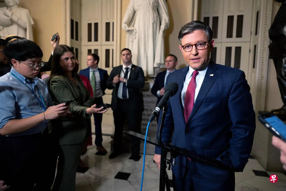 美众院否决拨款法案联邦政府再陷停摆危机| 联合早报