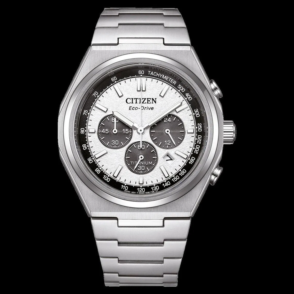 ZENSHIN全线表款采用蓝宝石镜面，抗反光效果优异。（西铁城提供）