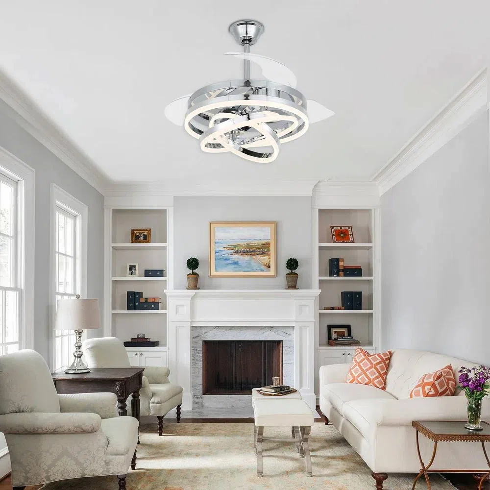 Oaks Aura可单纯作为吊灯使用，设计高雅大方。（商家提供）